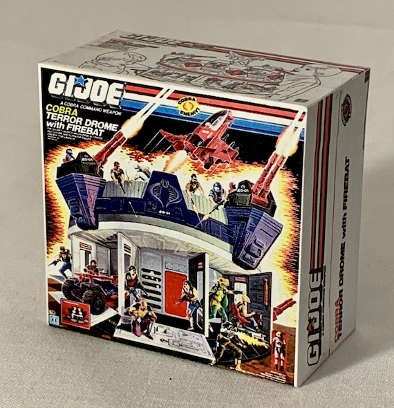 Vintage Original Hasbro 1980s G.I. Joe COBRA TERROR DROME Play Set