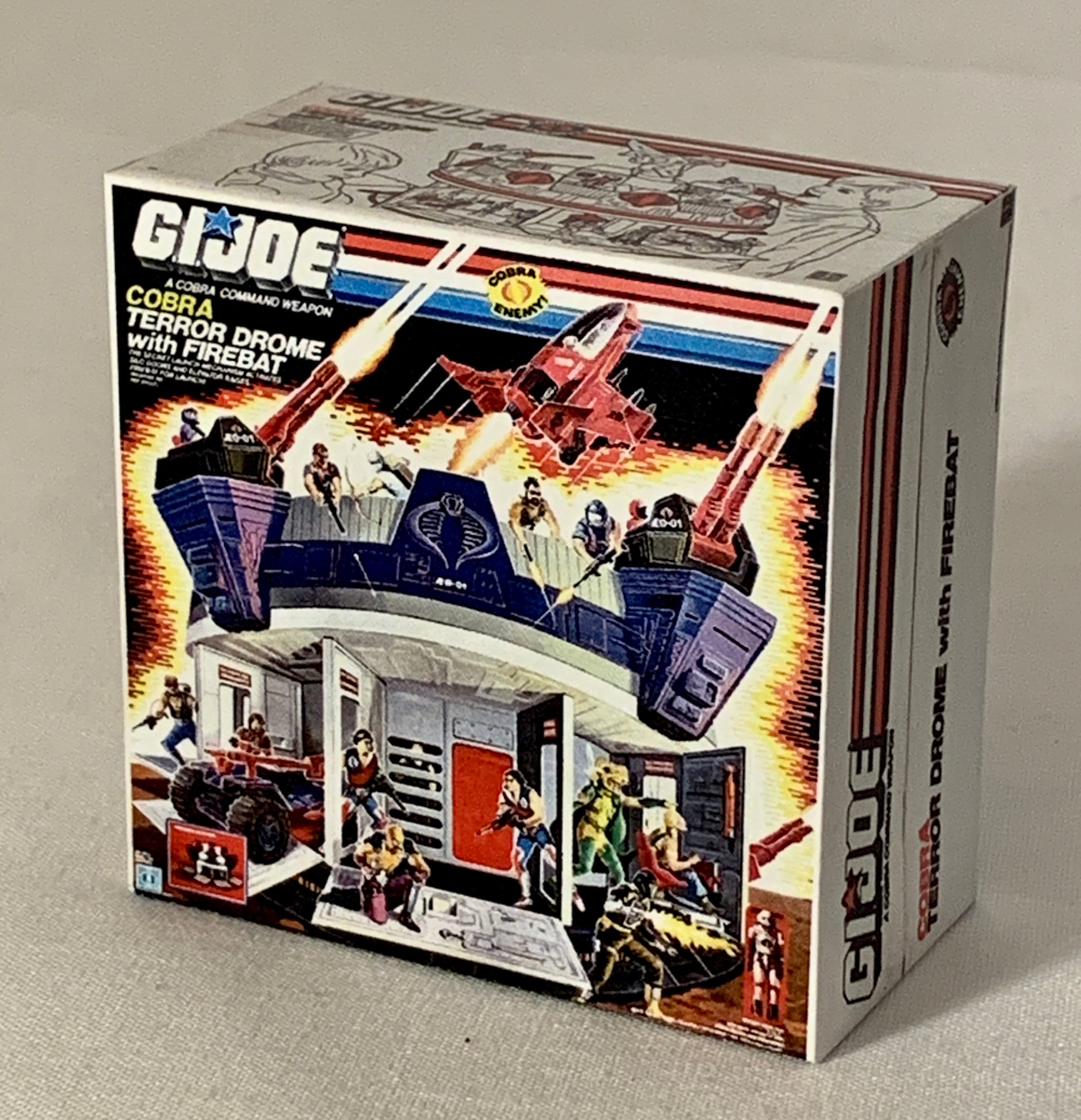 鉄風東京 1st demo gerrilla 廃盤 Vintage Original Hasbro 1980s G.I. Joe COBRA TERROR DROME Play Set