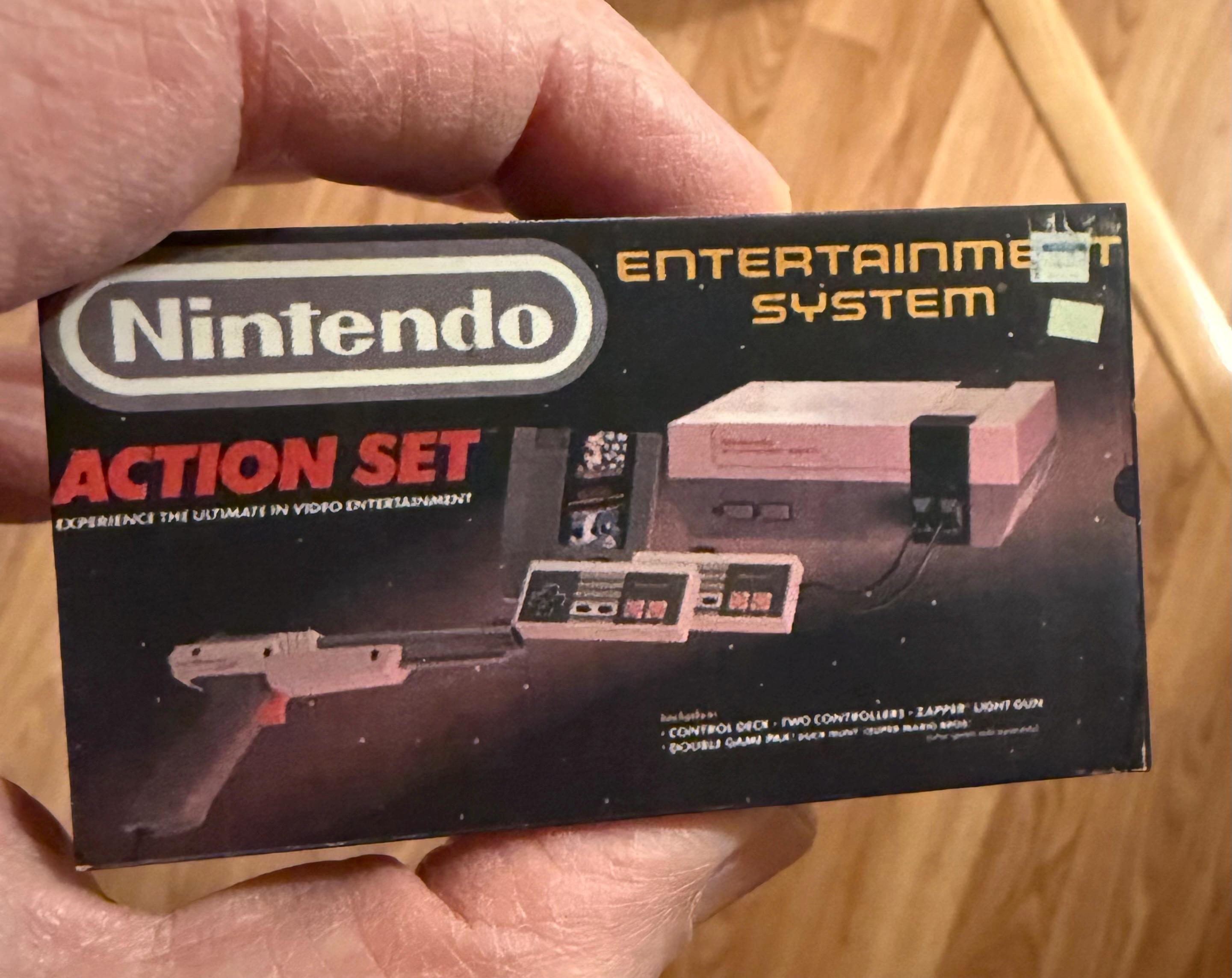 Vintage Original NES Nintendo Entertainment System Action Set GREY