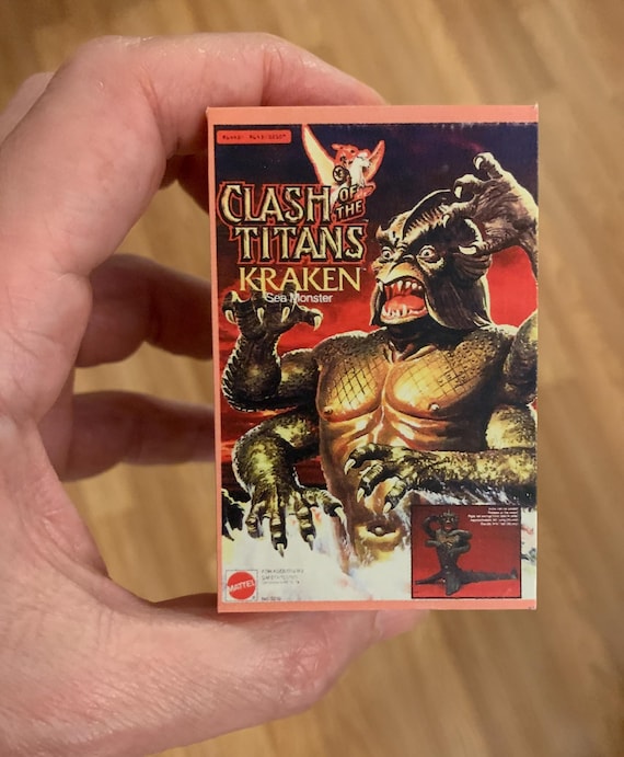 Vintage Original Hasbro 1980s Mattel Clash of the Titans KRAKEN