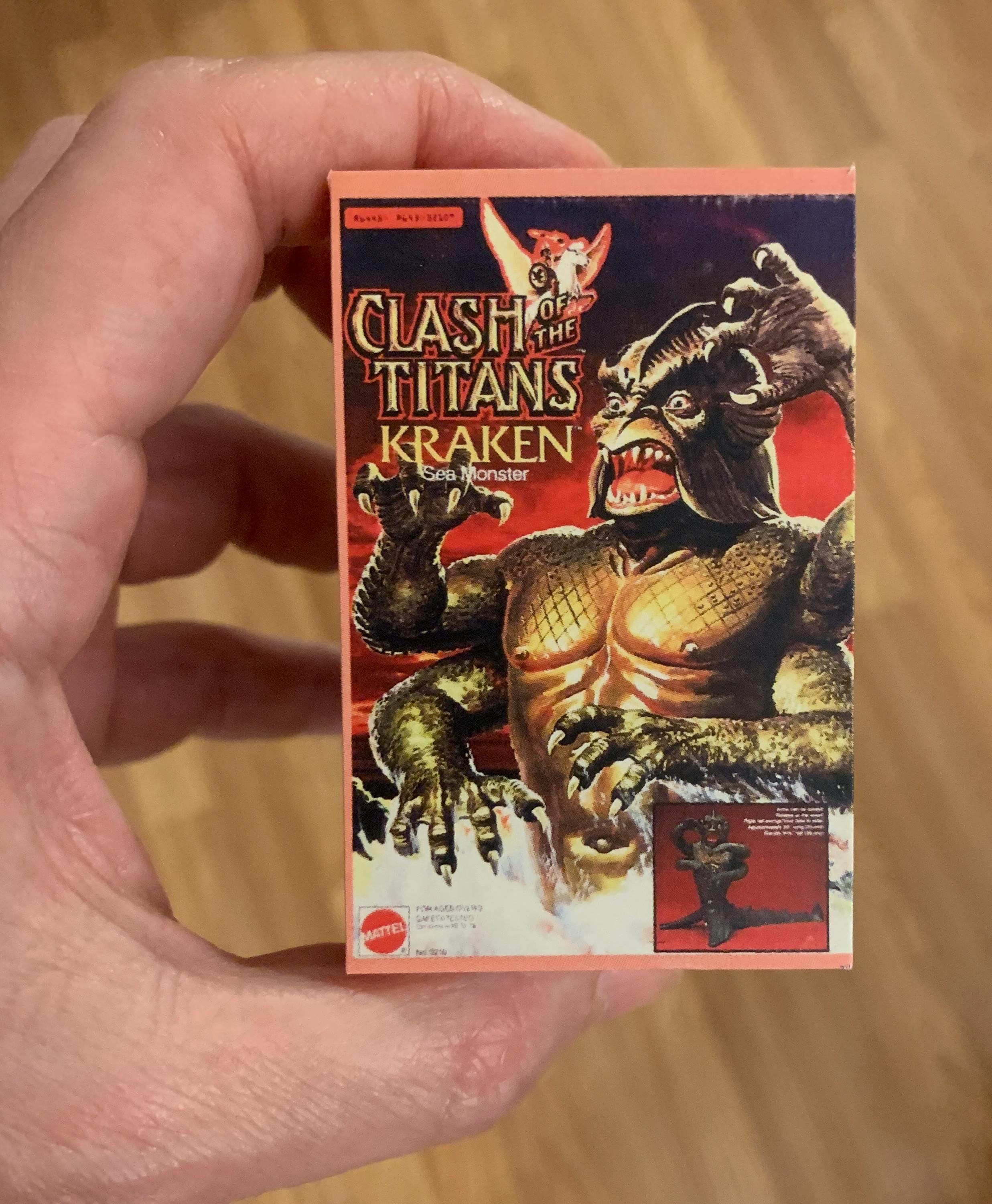 Vintage Original Hasbro 1980s Mattel Clash of the Titans KRAKEN