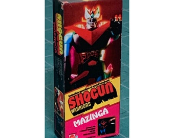 Vintage Original Mattel Shogun Warriors MAZINGA Miniature Toy Box Christmas Ornament / Refrigerator Fridge Magnet