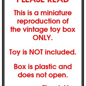 Vintage Original MB Milton Bradley FIREBALL ISLAND Boardgame Magnet Miniature Toy Box Christmas Ornament zdjęcie 5