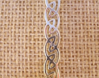 Celtic Knot Sterling Silver Necklace Handmade Irish Jewellery