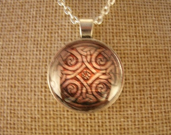 Vintage Style Celtic Cross Bronze Silver Gold Necklace Irish Handmade Jewelry