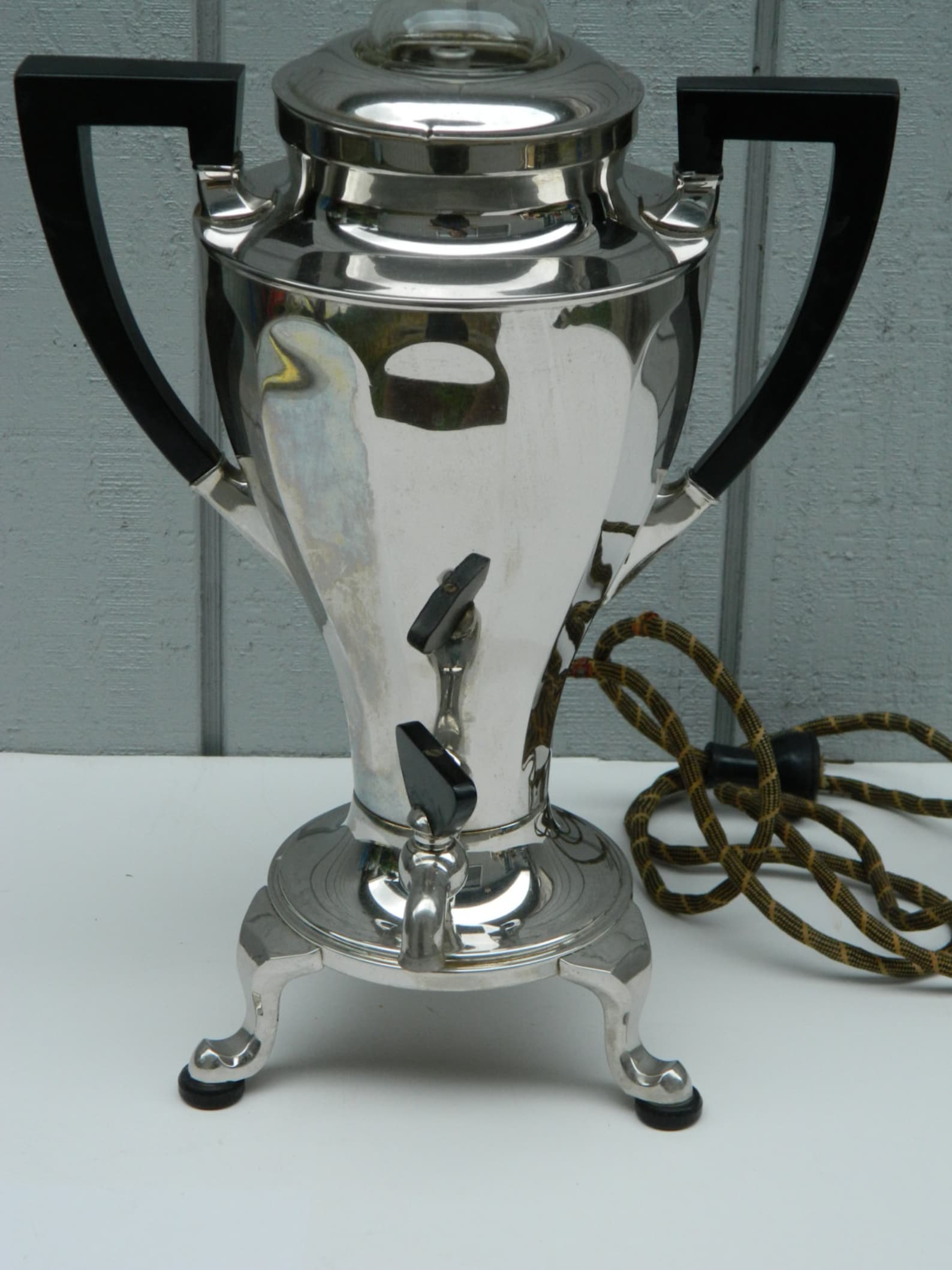 Beautiful Antique Hotpoint Edison Electric Percolator Chrome Etsy