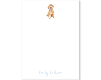 Golden Doodle Notepad | 5x7 Notepad | Customized | Personalized Notepad | Hostess Gift | Birthday Gift  | Golden Doodle | Tear Off Notepad