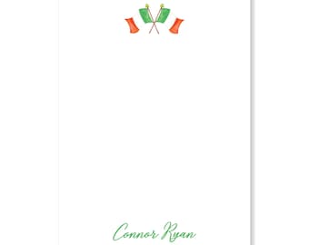 bloc-notes de drapeau irlandais | Bloc-notes 5 x 7 | Personnalisé | Cadeau d'hôtesse | Cadeau d'anniversaire | Cadeau de la Saint-Patrick | Bloc-notes Saint Patrick