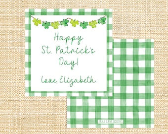 Shamrock Gift Tag | Editable | St. Patrick's Day | Instant Download | Printable Gift Tag | Enclosure Card | Customized | Gift Enclosure