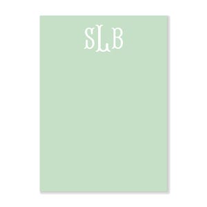 Monogram Notepad | 5x7 Notepad | Customized | Various Colors | Hostess Gift | Birthday Gift | Fishtail Monogram | Monogrammed Notepad image 6