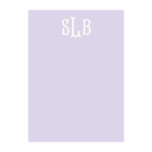 Monogram Notepad | 5x7 Notepad | Customized | Various Colors | Hostess Gift | Birthday Gift | Fishtail Monogram | Monogrammed Notepad image 8