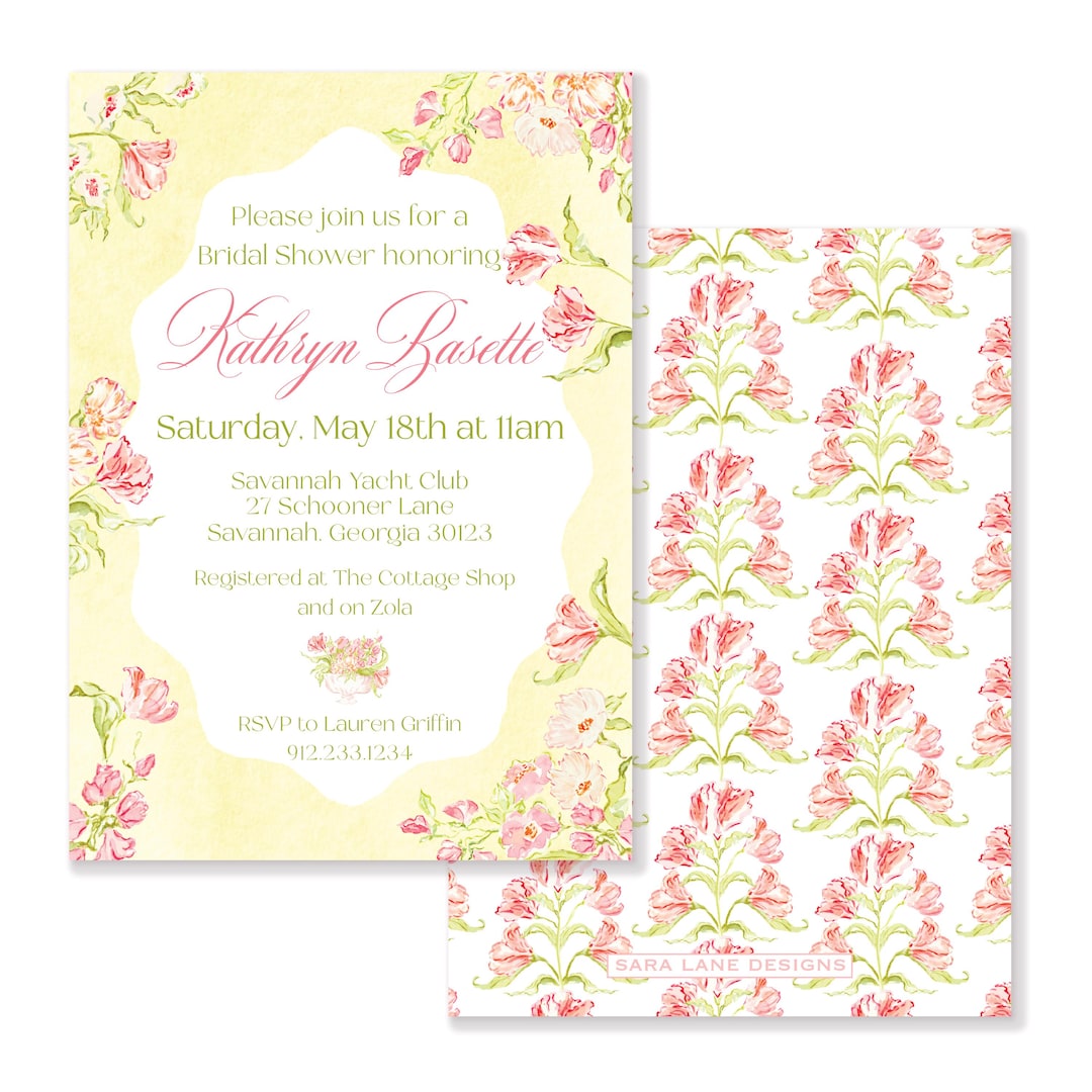 PRINTABLE Shower Invitation | Self Editable | Instant Download | Bridal ...