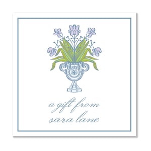 Scheda di chiusura dell'orchidea / biglietto da visita / download immediato / etichetta regalo personalizzata stampabile / etichetta regalo / personalizzata / scheda di chiusura del regalo