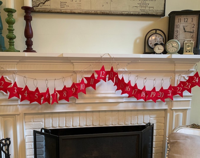 Star Advent Calendar/ Advent Bunting