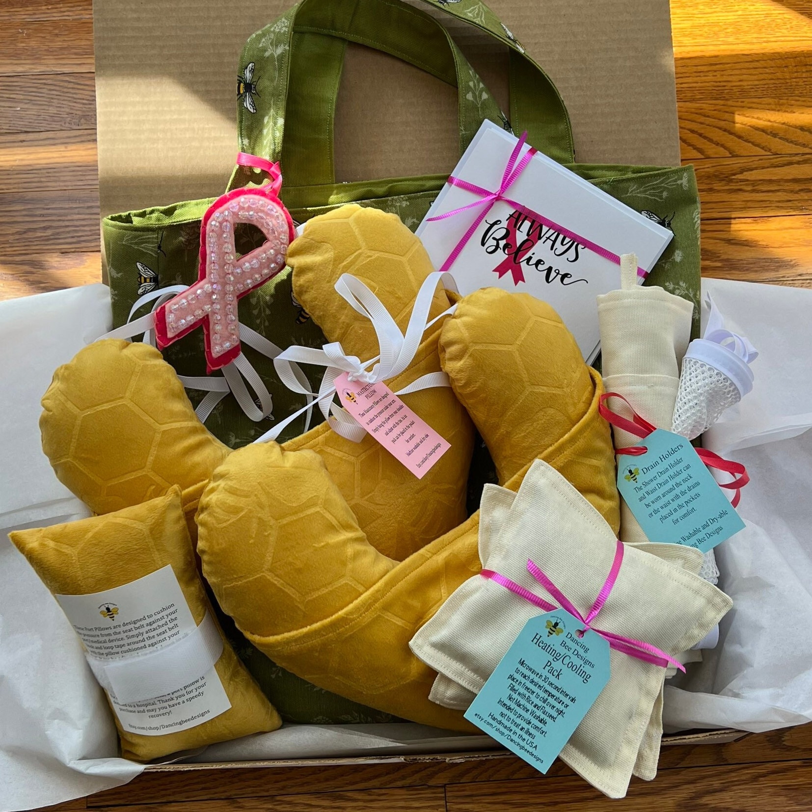 Breast Cancer and Mastectomy Gift Care Package Ideas - Totally Tailgates