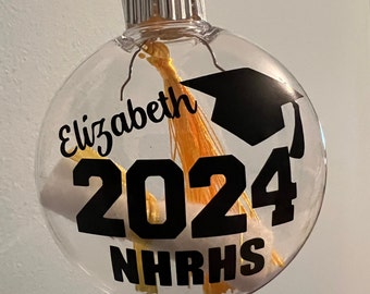 Personalized Diploma & Tassel Graduation Ornament/ Custom Grad Ornament/ High School or College Graduation/ Buy 6, Get 7th Free