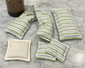 Hot/Cold Pack/Microwaveable Heating Pack/Rice & Flaxseed Heating Cooling Pad/Reusable Heating Pad/Hand Warmers/Boo Boo Bag/Neck and Head Pad