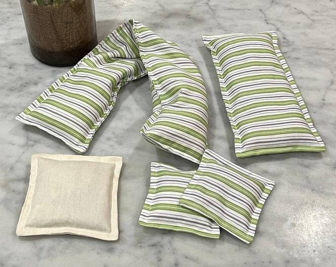 Hot/Cold Pack/Microwaveable Heating Pack/Rice & Flaxseed Heating Cooling Pad/Reusable Heating Pad/Hand Warmers/Boo Boo Bag/Neck and Head Pad
