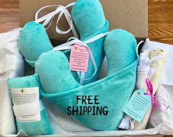 Double Mastectomy Care Package/ Breast Cancer Care Package/ Mommy Make Over Gift Set/ Port Pillow is Donated to a hospital for each purchase