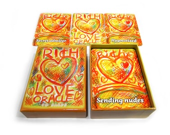 90 CARDS Rich Love Oracle | Tarot Add-On | Psychic Romance Date Reading Insight | Connection Type | Channeled Relationships Potential Future