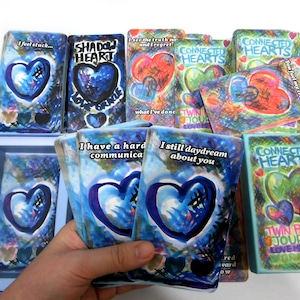 80 CARDS Connected Hearts: Twin Flame Journey Love Messages *Twin decks set