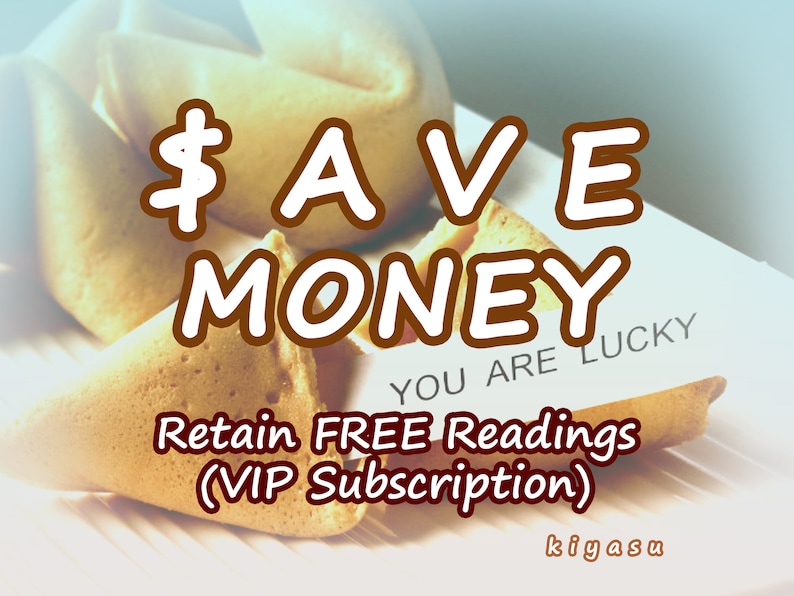 SAVE MONEY VIP Subscription Perks Personalized Tarot image 1