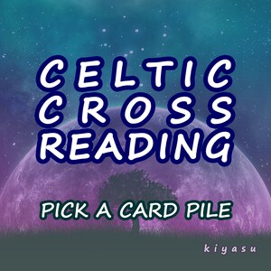 ESCOLHA UMA CARTA Cruz Celta 10 Cartas Leitura às Cegas | Entrega Instantânea Download em PDF Pilhas | Leitura Geral Atemporal em Profundidade | Eficiente Automático