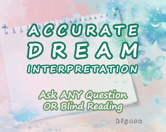 Accurate Dream Interpretation Psychic Reading | Was It a Good or Bad Dream? | Dream Analysis | Investigation of Causes | Nightmares Insights
