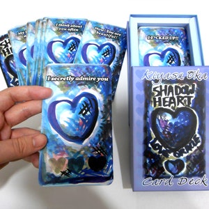 80 KAARTEN Shadow Heart Love Orakel | Dek met liefdesbriefjes | Cadeaus voor hem/haar | Prachtig kunstcadeau | Paranormale hulpmiddelen