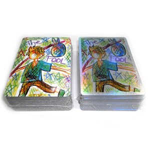 90 CARDS Color Magician Tarot Numerology Unique Deck Cardistry Card Stock Indie Art Illustration Psychic Tool Extra Oracle Answers None(Shrink-wrapped)