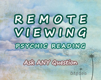 Remote Viewing Psychic Reading | Present, Past, or Future Timeline | Love, Career, Workplace, Money, Spiritual Advice, Investigations, Truth