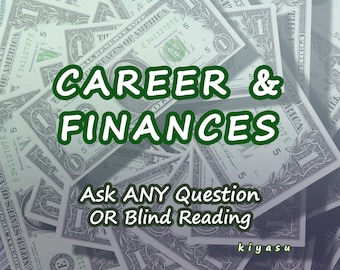 Career, Finances, & Money Psychic Reading | Business, Workplace Situation, Colleagues, Freelance, Etc. |  Guidance, Advice, Clarity, Answers