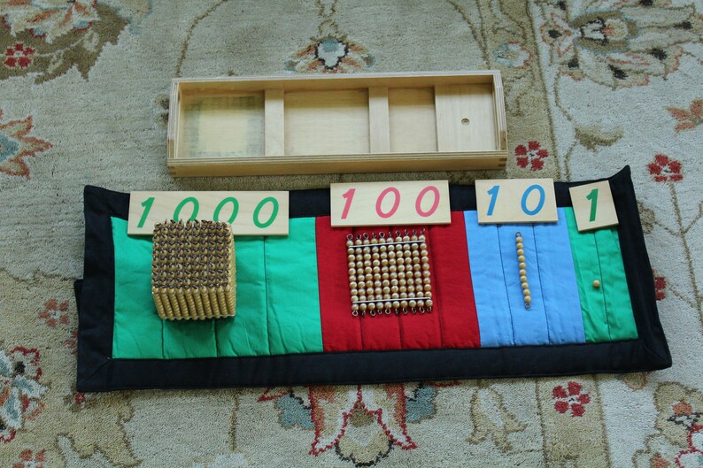 09 Montessori Place Value Mat Etsy