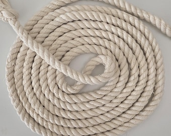 Passepoil de bordure en corde torsadée ivoire - Artisanat de couture d'ameublement de 1/2"