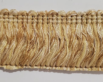 Pinceau frange jaune maïs de 1-3/4 po. pour décoration intérieure, tenture, tissus d'ameublement et travaux manuels (A05)