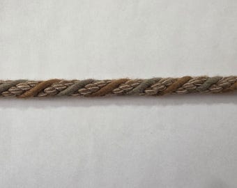 3/8" Twisted Cord Trim – Earth Tones, Sewing, Crafts, Upholstery, Home Decor (B08)
