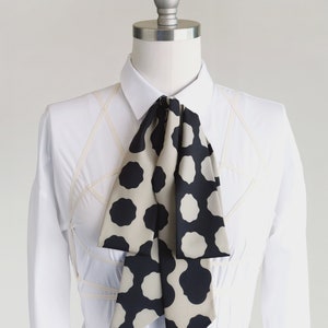 Mod Dot Long Scarf: 70s Retro Style sash