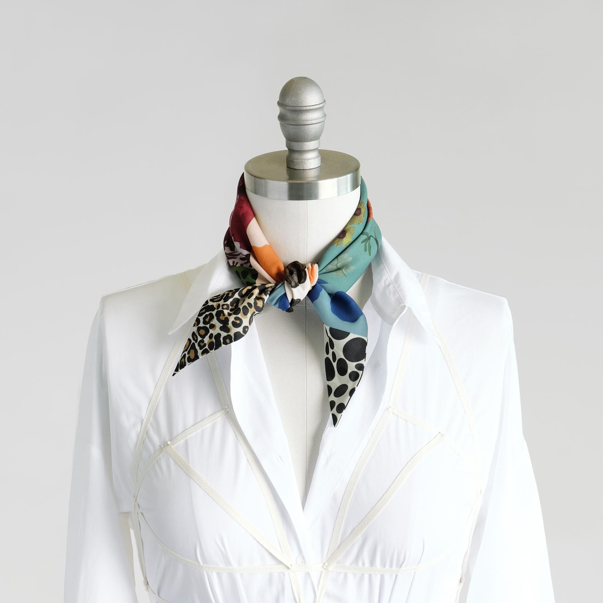 【Angelnumber555】25SS★ Lace Tie Top & Scarf Set ANGELNUMBER555 – SellerWork