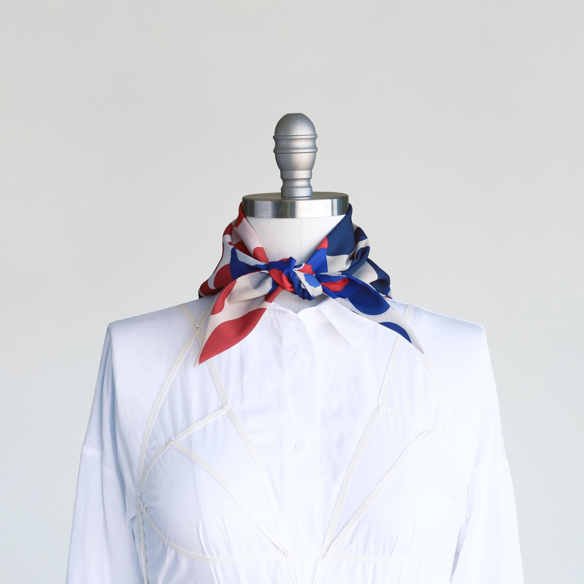 Blouse Female Ascot Scarf Ascot Neck Wrap, image size:1999x2000