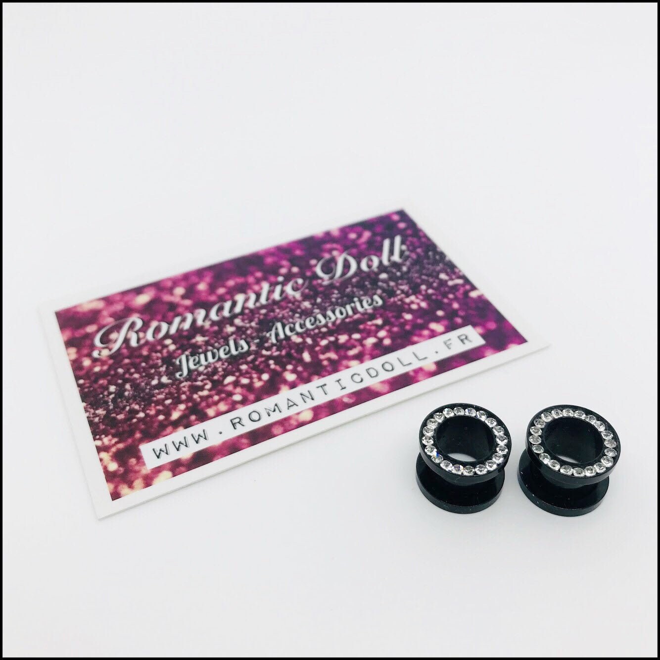 Diamond Gauges Plugs Ear Gap Strass Plug Gauge Romantic Doll Etsy