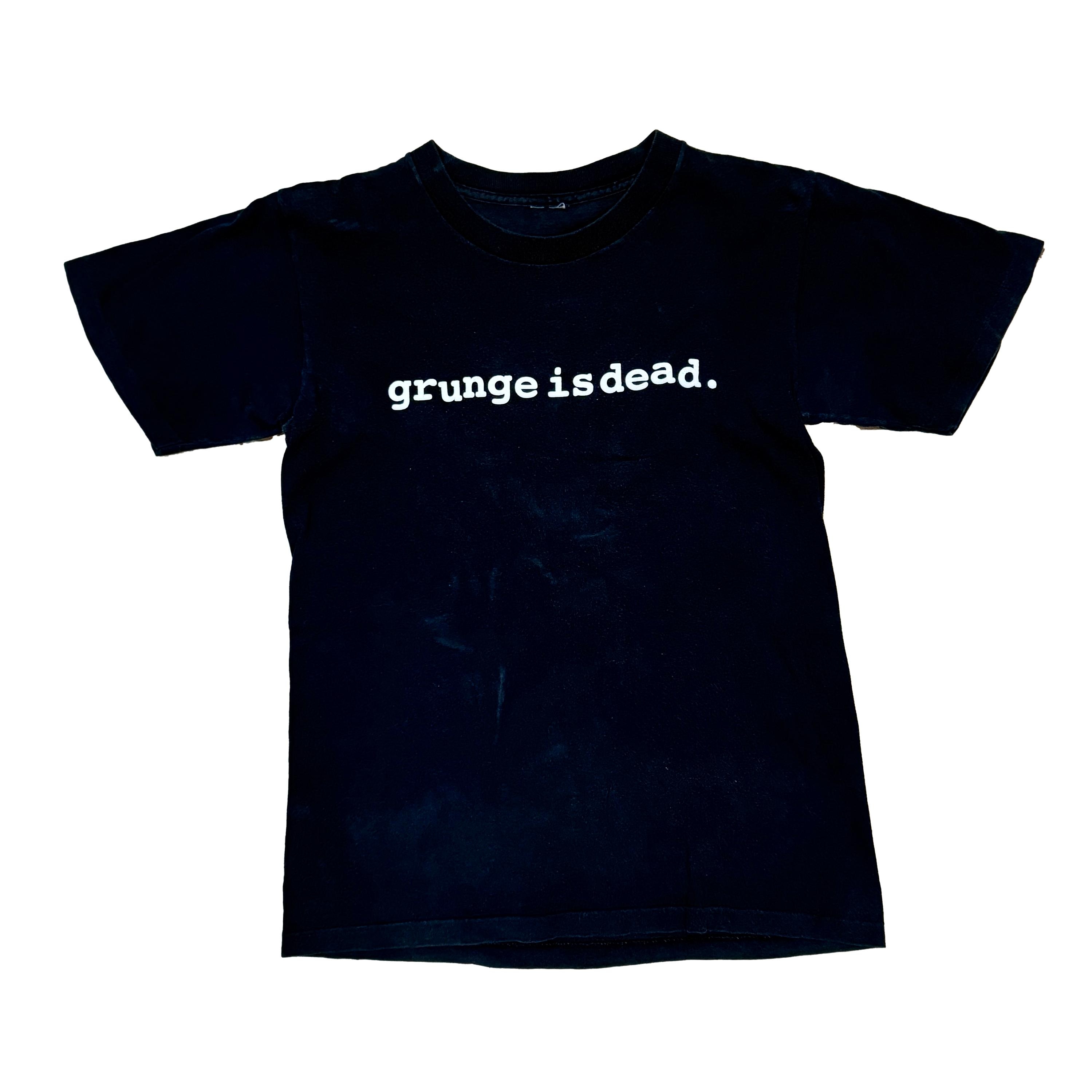 grunge is dead ヴィンテージ nirvana Vintage Kurt Cobain Grunge Is Dead Shirt Empire 90s Single
