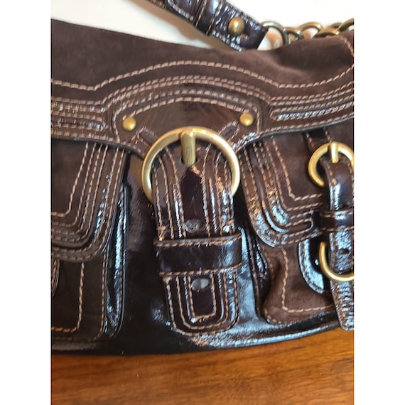 Vintage Y2k Coach Legacy Garcia Brown Patent Leather … - Gem