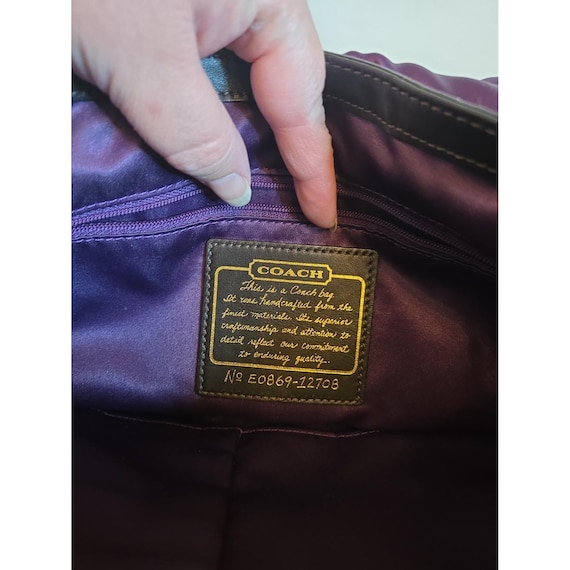 Vintage Y2k Coach Legacy Garcia Brown Patent Leather … - Gem