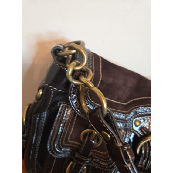 Vintage Y2k Coach Legacy Garcia Brown Patent Leather … - Gem