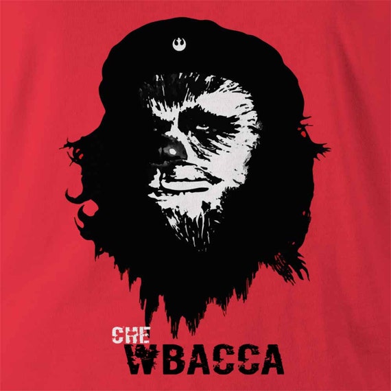 Star Wars Chewbacca Che /Guevara Mens Parody T-shirt Tee Vader Yoda R2D2 Star Wars Chewbacca Che /Guevara Mens Parody T-shirt Tee Vader Yoda R2D2
