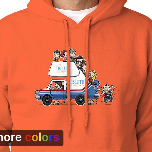 ARRESTED DEVELOPMENT Bluth Company Adult Hoodie, Buster Michael Tobias Gob Hooded Sweatshirt