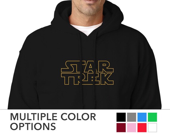 Adultos STAR TREK en Star Wars Logo Sudadera con | Etsy México