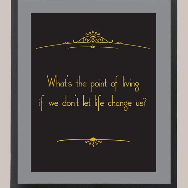 Downton Abbey Quote - Etsy