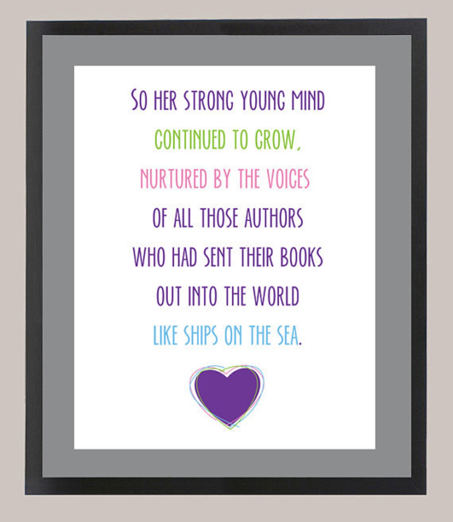 ronald dahl matilda quote 11 x 14 inspiration print etsy
