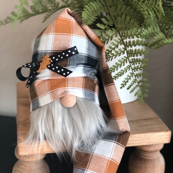 Plaid Fall Mini gnome